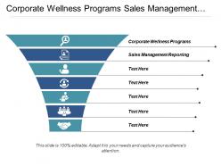 Corporate wellness programs sales management reporting executive calendars cpb