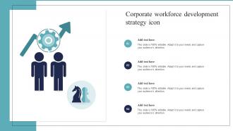 Corporate Workforce Development Strategy Icon