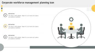 Corporate Workforce Management Planning Icon