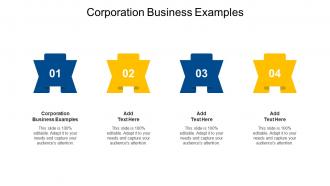 Corporation Business Examples Ppt Powerpoint Presentation Show Slides Cpb