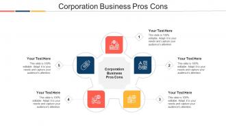 Corporation Business Pros Cons Ppt Powerpoint Presentation Infographic Cpb