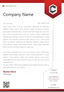 Corporation letterhead design template