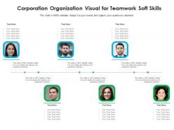 Corporation Organization Visual For Teamwork Soft Skills Infographic Template
