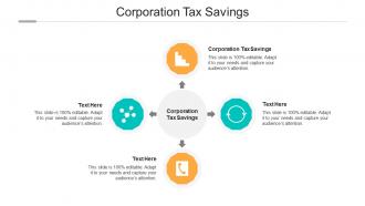 Corporation tax savings ppt powerpoint presentation styles cpb