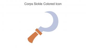 Corps Sickle Colored Icon In Powerpoint Pptx Png And Editable Eps Format
