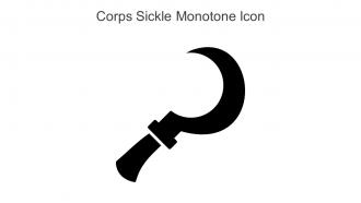 Corps Sickle Monotone Icon In Powerpoint Pptx Png And Editable Eps Format
