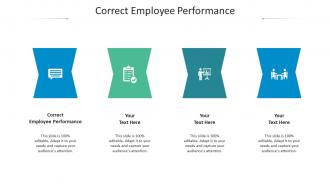Correct Employee Performance Ppt Powerpoint Presentation Icon Graphic Images Cpb