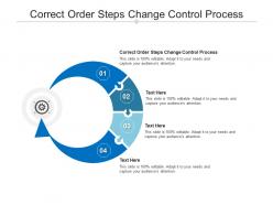 Correct order steps change control process ppt powerpoint presentation gallery mockup cpb