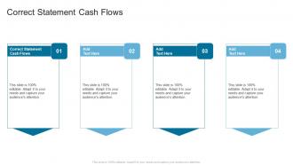Correct Statement Cash Flows In Powerpoint And Google Slides Cpb