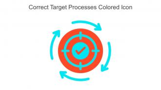 Correct Target Processes Colored Icon In Powerpoint Pptx Png And Editable Eps Format
