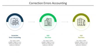 Correction Errors Accounting Ppt Powerpoint Presentation Styles Inspiration Cpb
