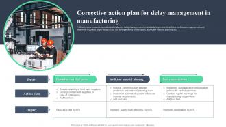 Corrective Action Plan For Delay Management In Manufacturing