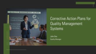 Corrective Action Plans For Quality Management Systems PPT Guidelines AT