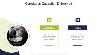 Correlation Causation Difference In Powerpoint And Google Slides Cpb