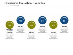 Correlation causation examples ppt powerpoint presentation outline summary cpb