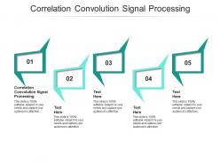 Correlation convolution signal processing ppt powerpoint presentation inspiration designs cpb