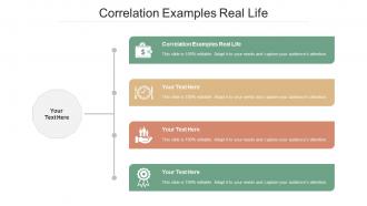 Correlation Examples Real Life Ppt Powerpoint Presentation Icon Picture Cpb