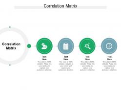 Correlation matrix ppt powerpoint presentation visuals cpb