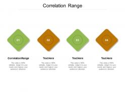Correlation range ppt powerpoint presentation infographics clipart cpb