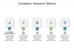 Correlation research method ppt powerpoint presentation file picture cpb