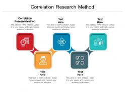 Correlation research method ppt powerpoint presentation show grid cpb