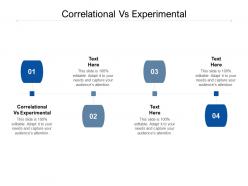 Correlational vs experimental ppt powerpoint presentation model clipart images cpb