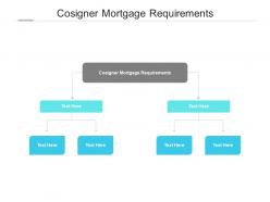Cosigner mortgage requirements ppt powerpoint presentation file introduction cpb