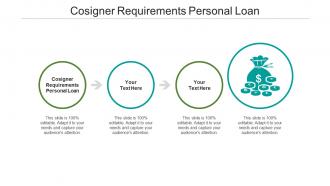 Cosigner requirements personal loan ppt powerpoint presentation gallery example introduction cpb