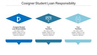 Cosigner student loan responsibility ppt powerpoint presentation portfolio cpb
