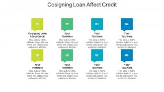 Cosigning loan affect credit ppt powerpoint presentation model slide cpb