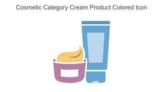 Cosmetic Category Cream Product Colored Icon In Powerpoint Pptx Png And Editable Eps Format