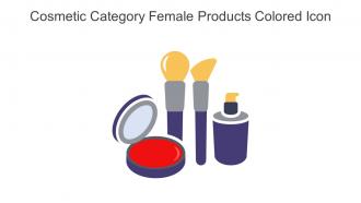 Cosmetic Category Female Products Colored Icon In Powerpoint Pptx Png And Editable Eps Format