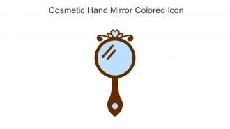 Cosmetic Hand Mirror Colored Icon In Powerpoint Pptx Png And Editable Eps Format