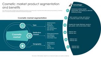 Cosmetic Market Product Market Segmentation Strategies To Identify MKT SS V