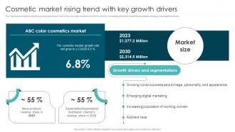Cosmetic Market Rising Trend Market Segmentation Strategies To Identify MKT SS V