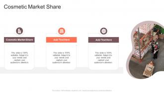 Cosmetic Market Share In Powerpoint And Google Slides Cpb