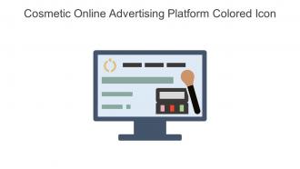 Cosmetic Online Advertising Platform Colored Icon In Powerpoint Pptx Png And Editable Eps Format