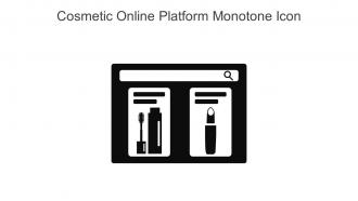 Cosmetic Online Platform Monotone Icon In Powerpoint Pptx Png And Editable Eps Format