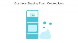 Cosmetic Shaving Foam Colored Icon In Powerpoint Pptx Png And Editable Eps Format