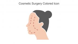 Cosmetic Surgery Colored Icon In Powerpoint Pptx Png And Editable Eps Format