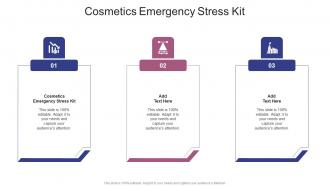 Cosmetics Emergency Stress Kit In Powerpoint And Google Slides Cpb