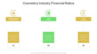 Cosmetics Industry Financial Ratios In Powerpoint And Google Slides Cpb