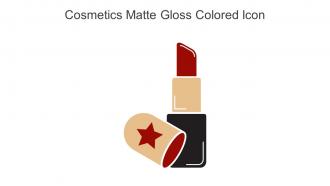 Cosmetics Matte Gloss Colored Icon In Powerpoint Pptx Png And Editable Eps Format