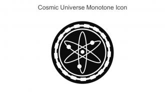 Cosmic Universe Monotone Icon In Powerpoint Pptx Png And Editable Eps Format