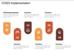 Coso implementation ppt powerpoint presentation file master slide cpb