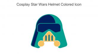 Cosplay Star Wars Helmet Colored Icon In Powerpoint Pptx Png And Editable Eps Format