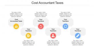 Cost Accountant Taxes Ppt Powerpoint Presentation Infographic Template Graphics Template Cpb