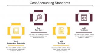Cost Accounting Standards Ppt Powerpoint Presentation Professional Portrait Cpb