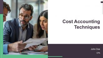 Cost Accounting Techniques PPT Example AT Cost Accounting Techniques PPT Example AT