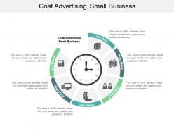 Cost advertising small business ppt powerpoint presentation slides portfolio cpb